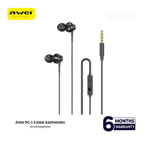 Awei PC-1 3.5mm In-Ear Wired Earphones
