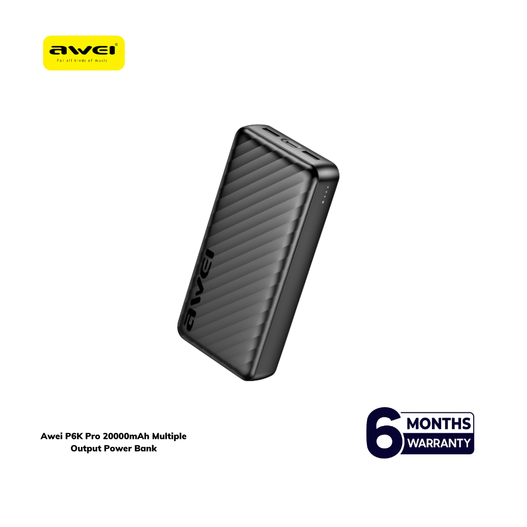 Awei P6K Pro 20000mAh Multiple Output Power Bank