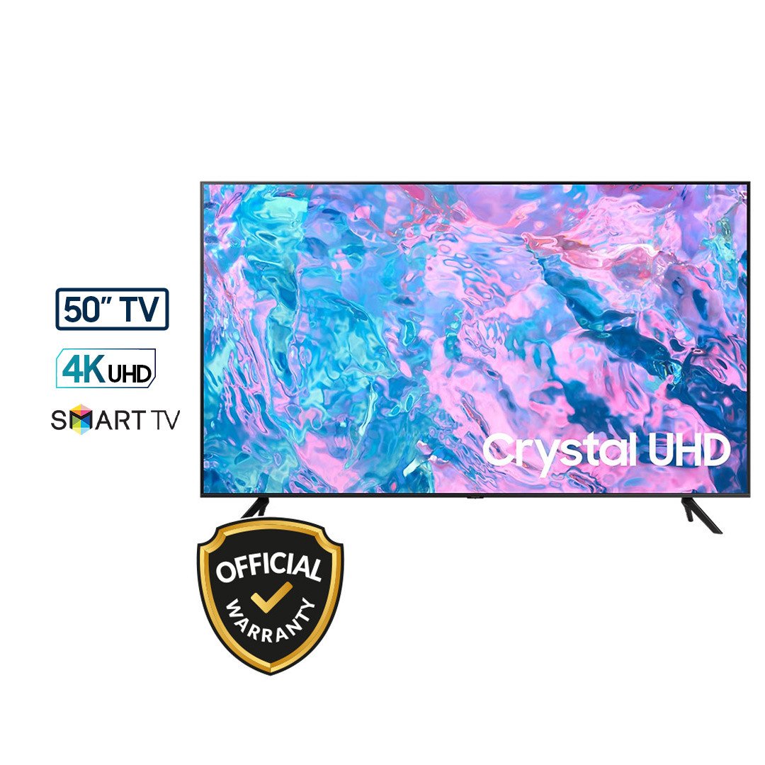 Samsung 50 Inch Crystal 4K UHD Smart TV (50CU7700)