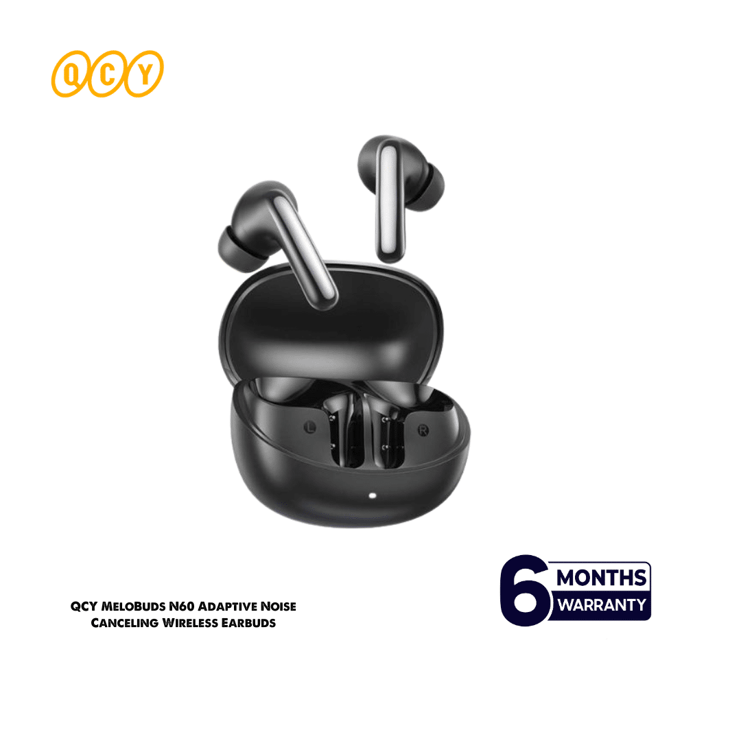 QCY MeloBuds N60 Adaptive Noise Canceling Wireless Earbuds