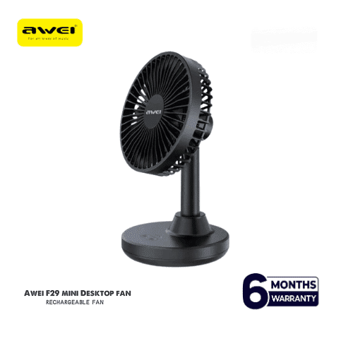 Awei F29 Desktop Oscillating Rechargeable Fan