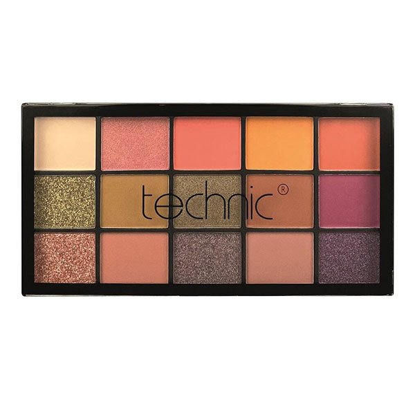 Technic 15 Color Eyeshadow Palette (Cinnamon Swirl) 30g
