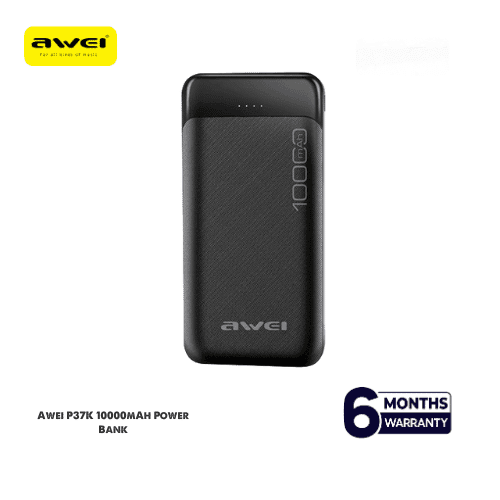 Awei P37K 10000mAh Fast Charging Portable Power Bank