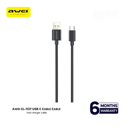 Awei CL-113T USB C Cable 5A Fast Charging